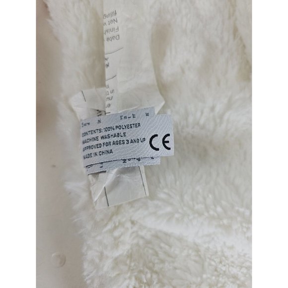 Manhattan Kids Baby Lovey Security Blanket White Lamb Sheep Brown Ears 13 Inches - Picture 5 of 6